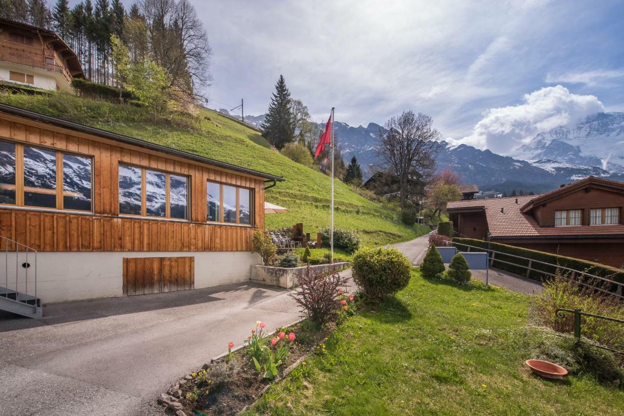 Schweizerheim Residence 11 Wengen Buitenkant foto