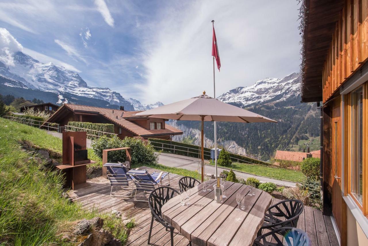 Schweizerheim Residence 11 Wengen Buitenkant foto