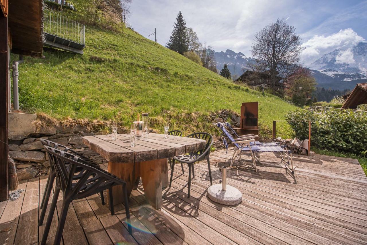 Schweizerheim Residence 11 Wengen Buitenkant foto